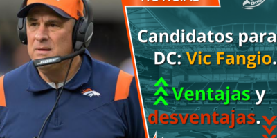Vic Fangio. Candidato para ocupar el puesto de coordinador defensivo de Miami