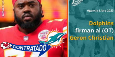 Geron Christian , Miami Dolphins, NFL, Offensive Line