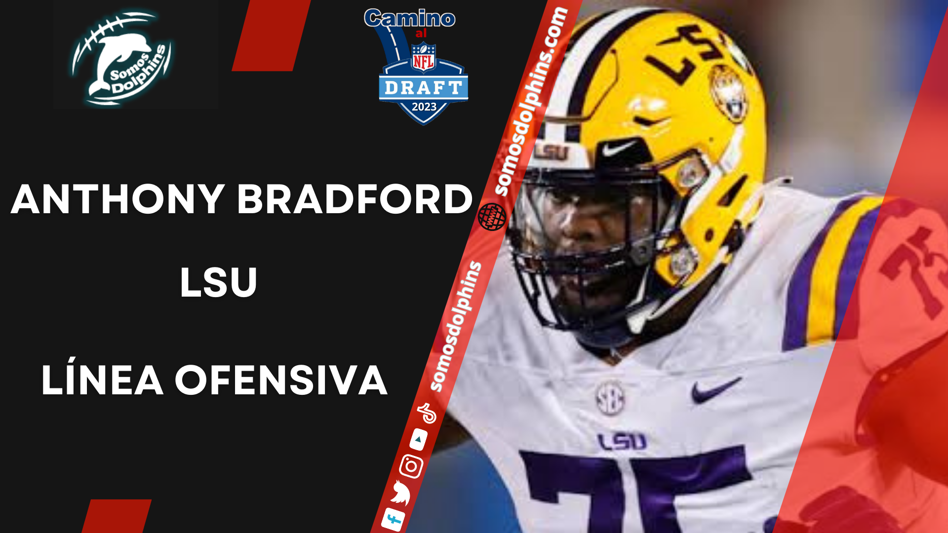 (OL) Anthony Bradford- LSU, Offensive Line, NFL Prospect, NFL Draft 2023, O-Line, 