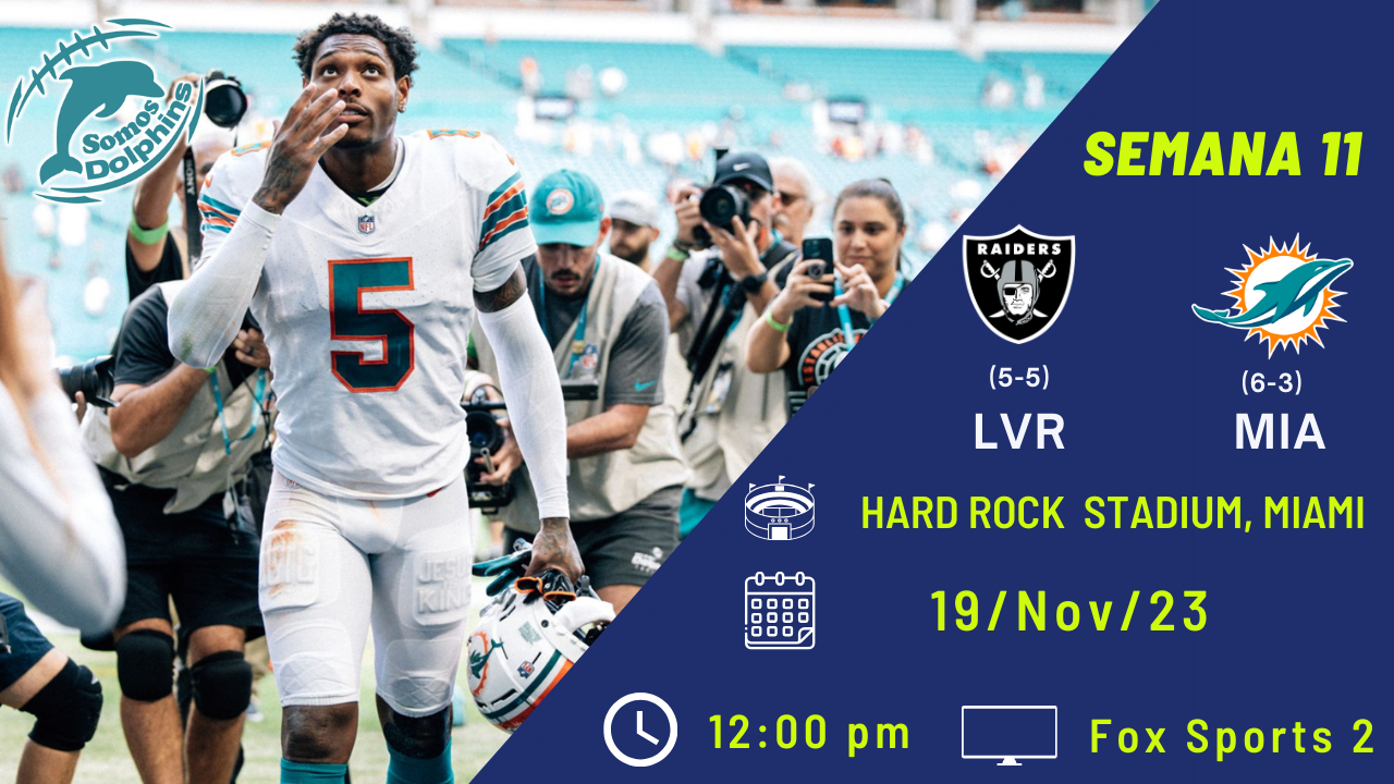 Dolphins vs Raiders, NFL, AFC, Dolphins vs Raiders 2023, Tua Time, Hard Rock Stadium, #LVRvsMIA